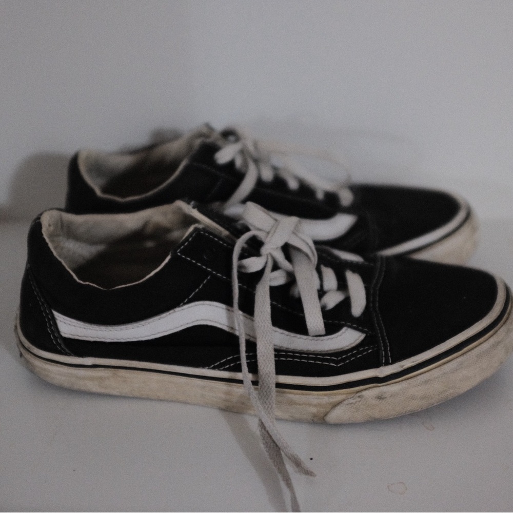 VANS Black and White Sneakers